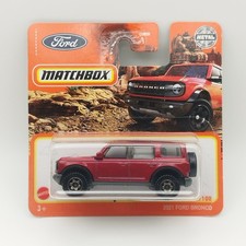 Matchbox Ford Bronco 2021 - Rouge – NEW Mainline 2021 - 1/64 – Neuf