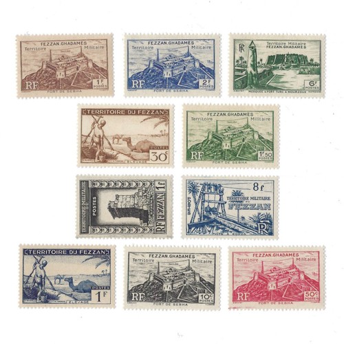 Fezzan ghadamès timbres de - fezzan,