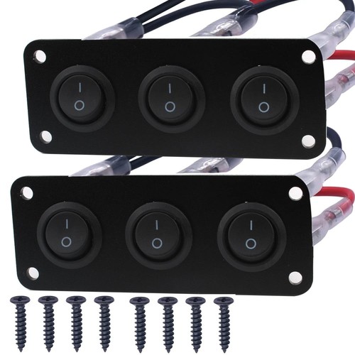 2pcs 12v24v interrupteur - 2pcs,