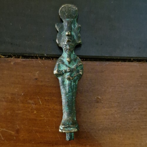 Amulette égyptienne bronze - en,