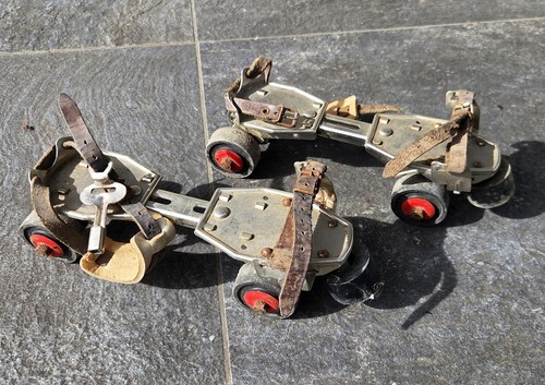 Patins roulettes vintage - roulettes,