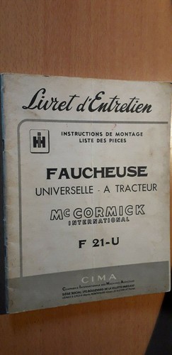 Cormick faucheuse - mc,