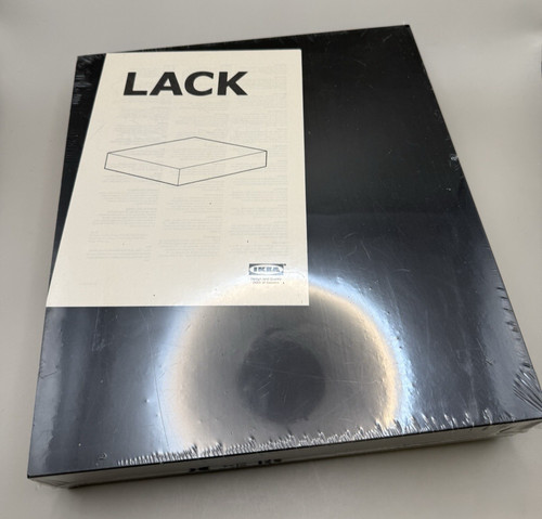 Ikea lack wall shelf black - wall,