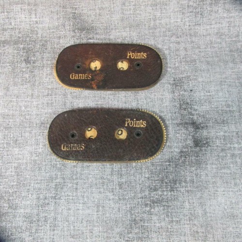 Pair vintage antique game - vintage/antique,