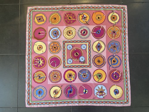 Foulard carré hermès - cm,