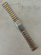 BRACELET MONTRE METALLIQUE  18 MM BICOLORE