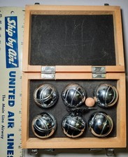 Vtg Parlane Chrome Bocce Ball