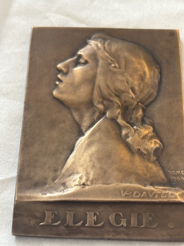 1904 rare médaille plaque