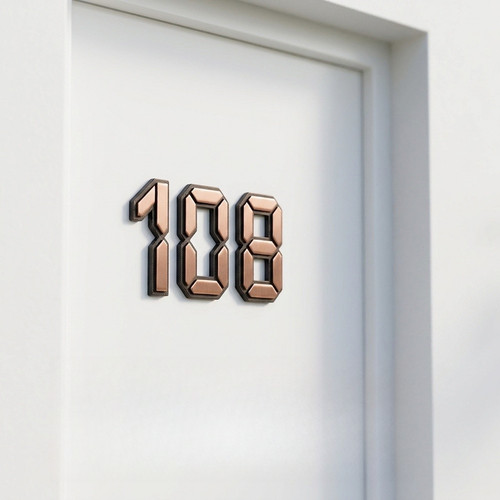 Numéros maison légers en - de,