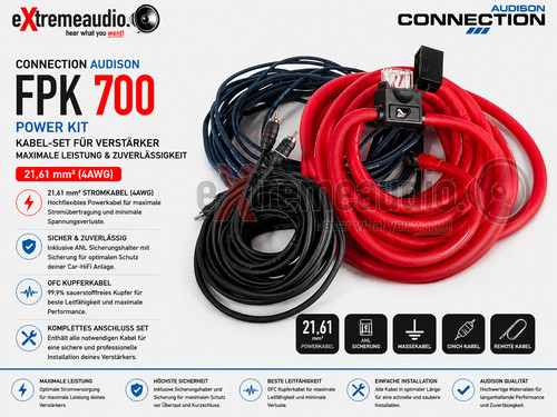 Connection audison fpk 700 - connection,