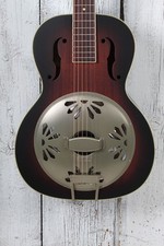 Gretsch G9240 Alligator Round Neck Resonator Guitar Vintage 2-Color Sunburst