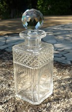 Carafe en cristal carrée -