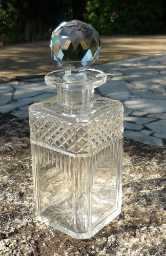 Carafe cristal carrée - en,