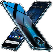 For Nokia X100 5G Case Shockproof Gel TPU Cover+Tempered Glass Screen Protector