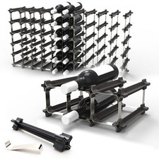 Casier à vin empilable modulaire porte-bouteilles pour 6 à 60 bouteilles