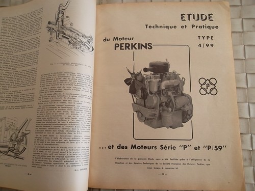 Revue technique moteur - revue, perkins