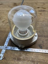 lampe d'atelier porcelaine  Globe ancien déco usine vintage loft  Bateau (n.12)