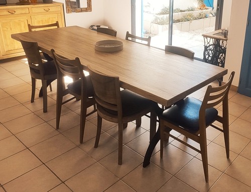 Table merisier 250 - x, 90