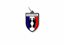 Porte cles clefs cle drapeau