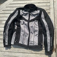 Spidi Air system Gray Motorcycle Jacket Mens L Armored Pads Liner