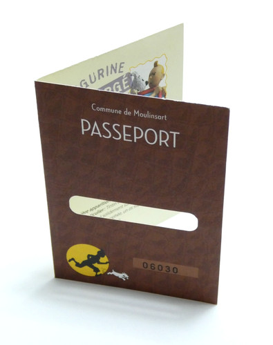 Passeport tintin ramene milou - tintin,
