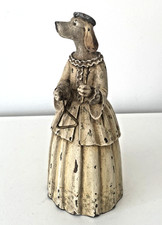 Chien musicien en résine