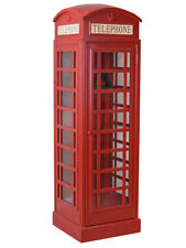 Anglais Vitrine Étagère Rouge Cabine Téléphonique London Vaisselier/Buffet Neuf