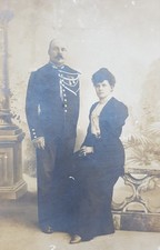 Photo - Gendarme and his wife - uniform - circa 1895