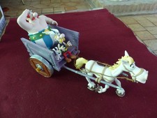 Rare  plastoy Astérix  : Le Chariot  / Edition Atlas  2001