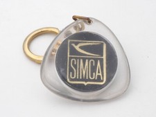 PORTE CLÉS ANCIEN - KEYCHAIN - AUTOMOBILE - SIMCA - GARAGE NEY - PONT A MOUSSON