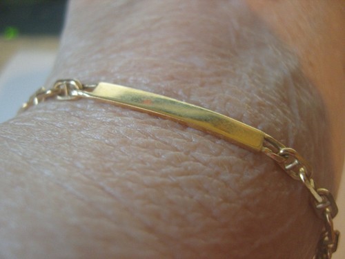 Bracelet gourmette bébé ou - ,