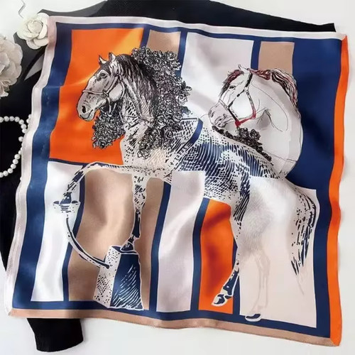Foulard carré 90x90cm coréen - foulard,