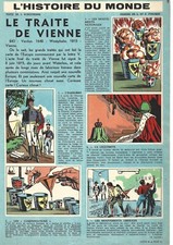 PLANCHE Histoire du monde dans TINTIN : LE TRAITE DE VIENNE
