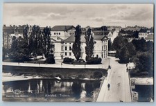 Värmland Sweden Postcard Karlstad Teatern c1910 Antique Unposted RPPC Photo