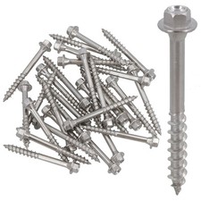 Vis à bois couchette en bois 63 mm pour traverses de chemin de fer tête...