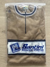 NEW Vintage Santini Team Molteni Italian Wool Cycling Jersey Sz Large Italy RARE