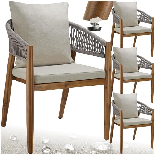 Tectake lot chaise de - lot,