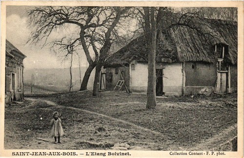 Cpa jean aux bois etang - cpa, l'etang