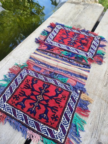 Ancien petit tapis - ancien,