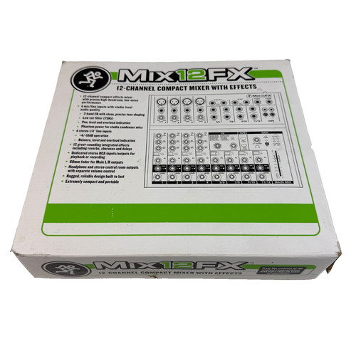 Mackie mix12fx channel - mix12fx, 12