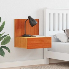 Table de chevet avec tiroir Bois massif en pin Mobilier chambre nuit vidaXL vida