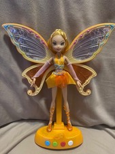 WINX CLUB COLOR MAGIC LIGHTS UP STELLA ENCHANTIX FAIRY DOLL TOY FIGURE MATTEL
