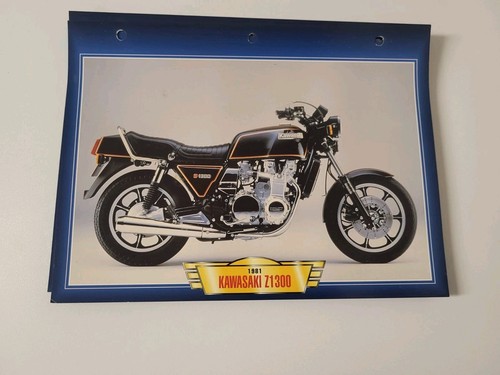Carte fiche moto passion - carte,