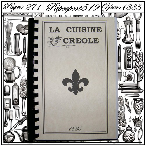 1885 cuisine creole vintage - 1885,