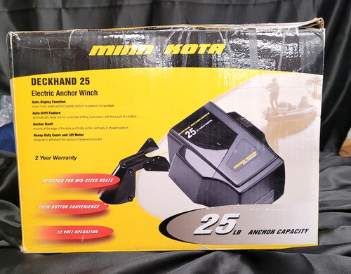 New minn kota deckhand 25 - new,