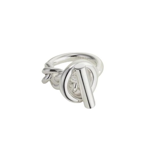 Hermes bague argent modèle - bague,