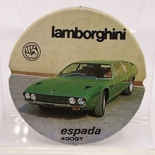 Lamborghini espada 400GT Retro "Menko" Card Supercar Vintage Made in Japan Rare