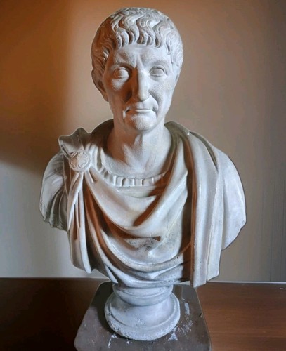 Buste empereur plâtre - empereur, en