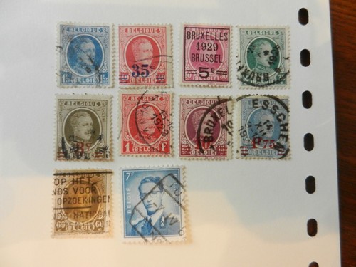 Lot timbres belges - lot, 10