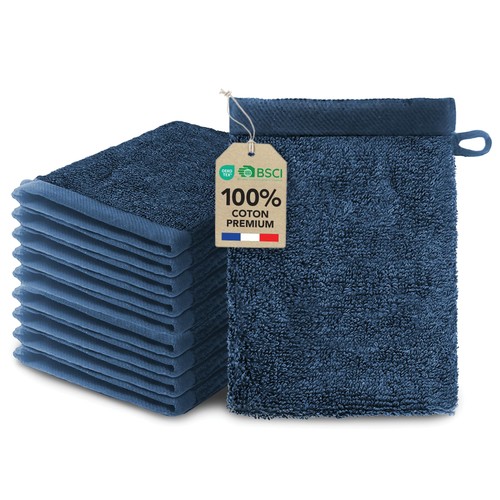 Lot gants de toilette - lot,